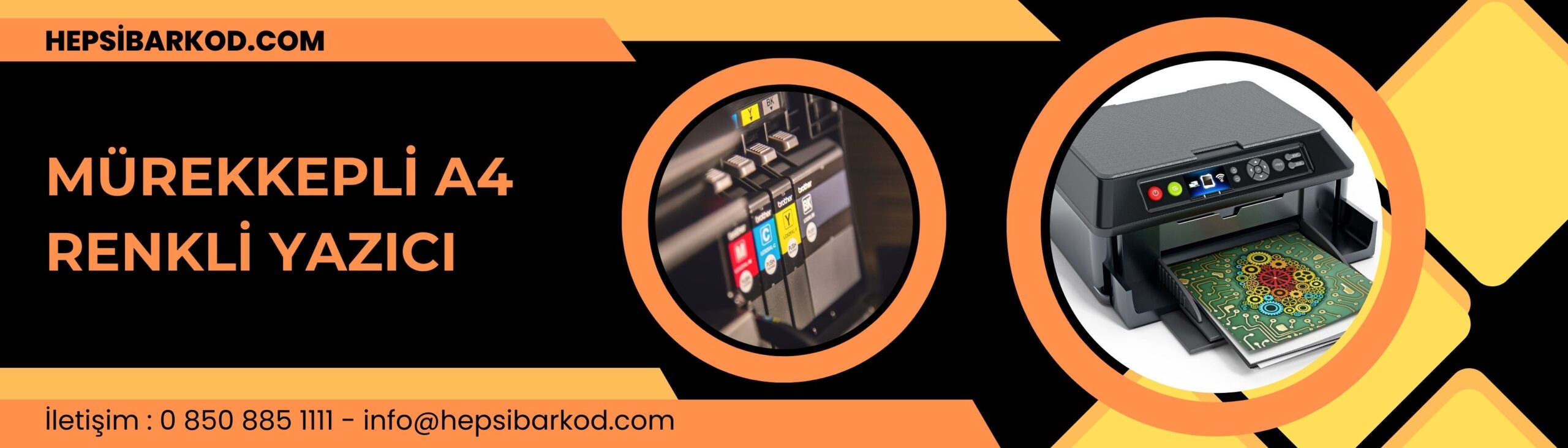 Mürekkepli Renkli Yazıcı